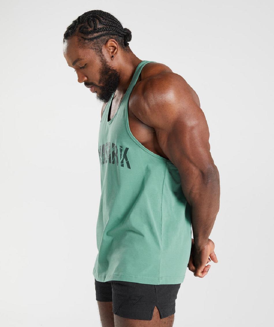 Stringers Gymshark Power Hombre Verde | CO 3571CTV